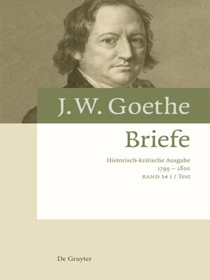 cover image of Briefe 1799 – 1800